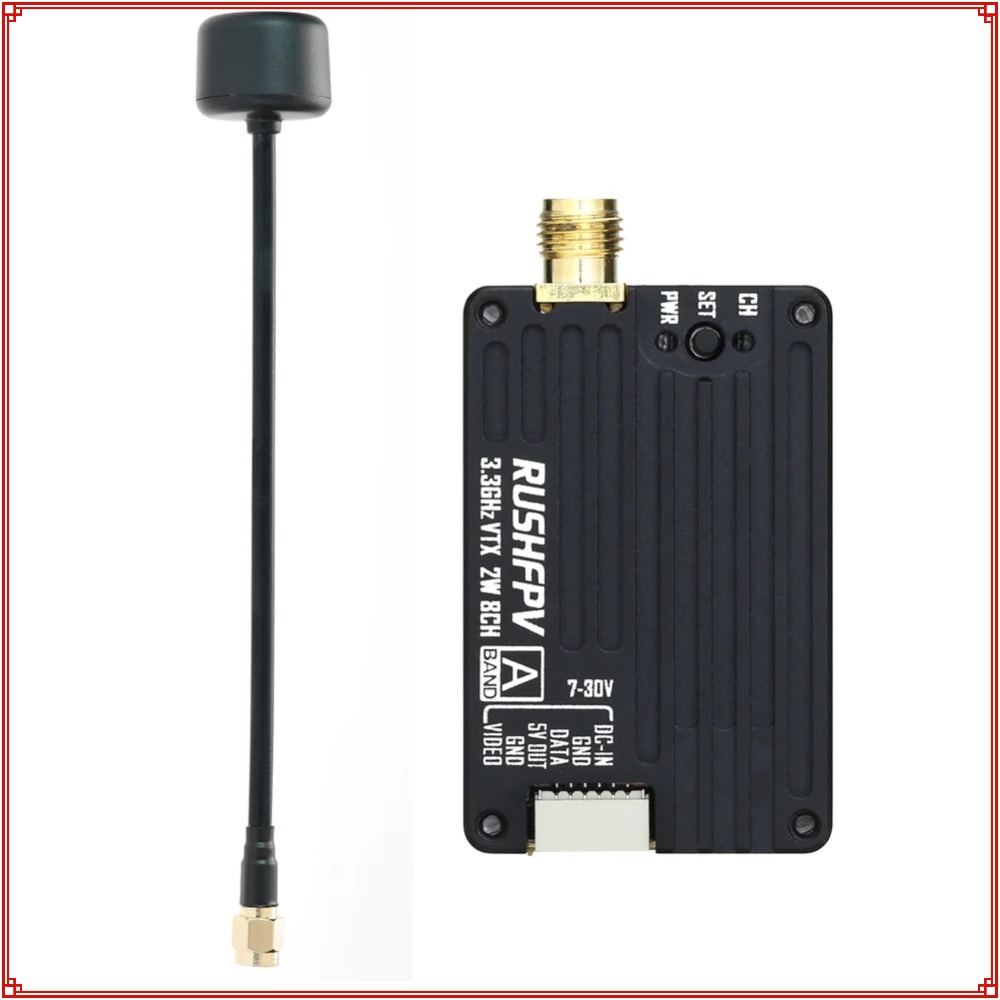 2026 Neuer RUSHFPV 3.3G 2W VTX – Drone Antenna Bewertung und Preis